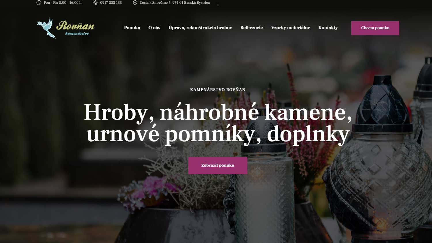 Screenshot kamenarstvorovnan.sk